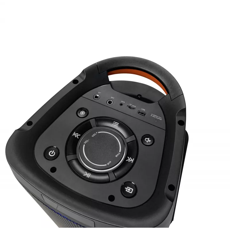 Systeem audio PLL FM USB/SD/BT 2x karaoke FULL LED PartyBox