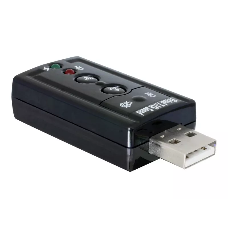 DeLOCK USB Sound Adapter 7.1 - geluidskaart - stereo - USB (61645)