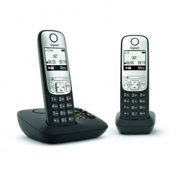 Draadloze telefoon Gigaset A690 A Duo zwart
