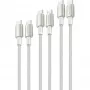 4smarts USB-C-naar-USB-C-kabel PremiumCord 100W 3m wit - 3 m - USB C - USB C - USB 2.0 - 0,48 Gbit/s - wit