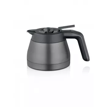 Kan voor Severin-koffiezetapparaten, model TK 5571 — 1,1 L, geborsteld staal/zwart, 220×165×135 mm