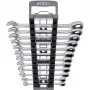 Wiha 44665 (30391) ratelringsteeksleutelset, 12-delig, metrisch 8-19 mm