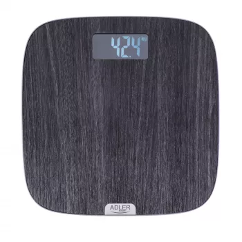 Badkamerweegschaal Adler AD 8192 — max. gewicht 180 kg, nauwkeurigheid 100 g, grijs
