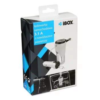 iBox ICCH-01 auto-USB-oplader met luchtbevochtiger en aromadiffuser