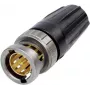 Neutrik BNC-stekker, recht, 75 Ω, 1 stuk (NBNC75BLP9X)
