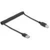 USB-kabel DeLOCK 90130 USB 2.0 0,8 m zwart