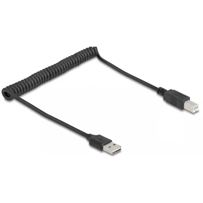 USB-kabel DeLOCK 90130 USB 2.0 0,8 m zwart