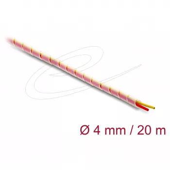Kabelmantel DELOCK 19012 transparant, lengte 20 m, binnendiameter 2 mm, buitendiameter 4 mm, temperatuur -40–200 °C