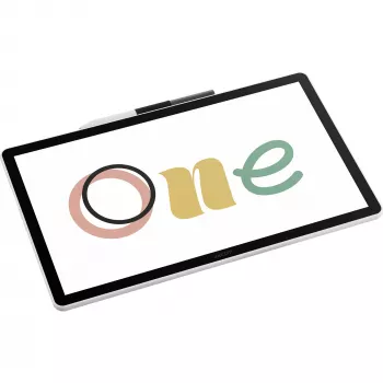 Wacom One digitizer 14-inch lcd-display met responsieve touch-technologie, 4096 drukniveaus