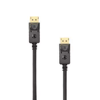 DisplayPort-kabel White Shark MAMBA 2m – 4K 60Hz, compatibel met 2.0