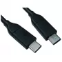 Origin Storage USB 3.1 Type-C (M) naar Type-C (M) kabel, zwart