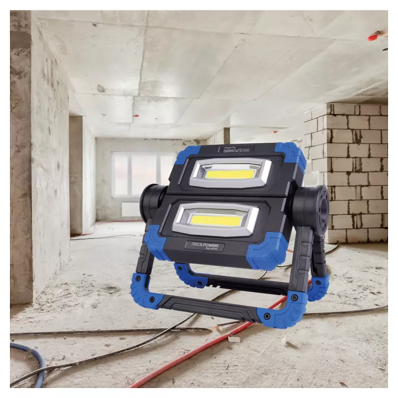 RealPower AL-220 Op batterijen werkende LED-werklamp