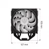 Endorfa Fera 5 zwart ARGB CPU-koeler