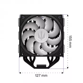 Endorfa Fera 5 zwart ARGB CPU-koeler