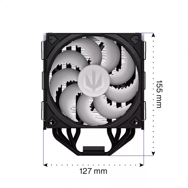 Endorfa Fera 5 zwart ARGB CPU-koeler