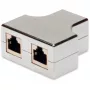 Netwerkkabel Digitus CAT 5e RJ45 modulaire koppeling afgeschermd grijs