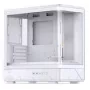 Jonsbo D200 witte mATX mid-tower-behuizing met gehard glas en mini temp-display