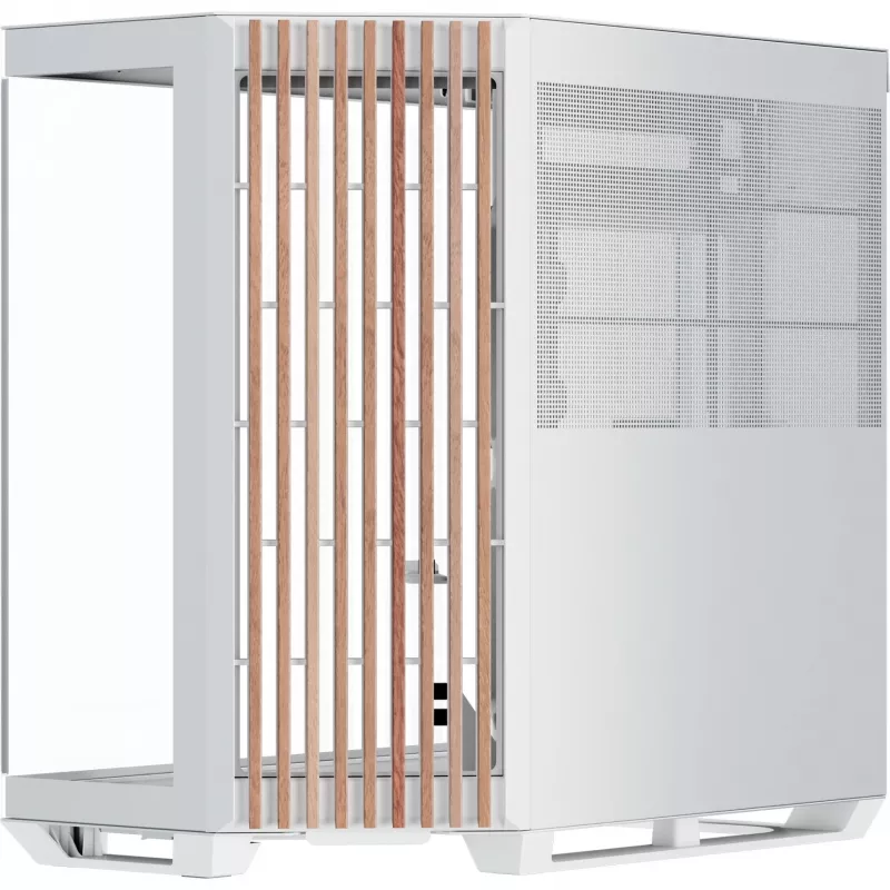APNX V1-W-WT-v1 Midi Tower wit, hout
