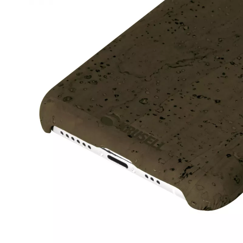 Telefoonhoes Krusell Birka voor Apple iPhone 11 Pro Max, donkerbruine hoes in leerstijl