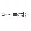 Seriële kabel DeLOCK 63950 USB 2.0 Type-A 2 x RS-232 DB9 zwart 0,6 m