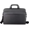 Laptoptas DEFENDER FIRM 26123 voor 15,6 inch laptops, polyurethaan, zwart, toploader, afneembare schouderriem