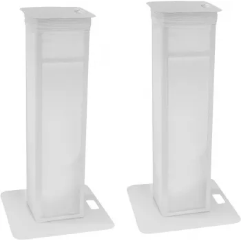 Eurolite 32000050 2x Stage Stand, variabel, met hoes en tas, wit