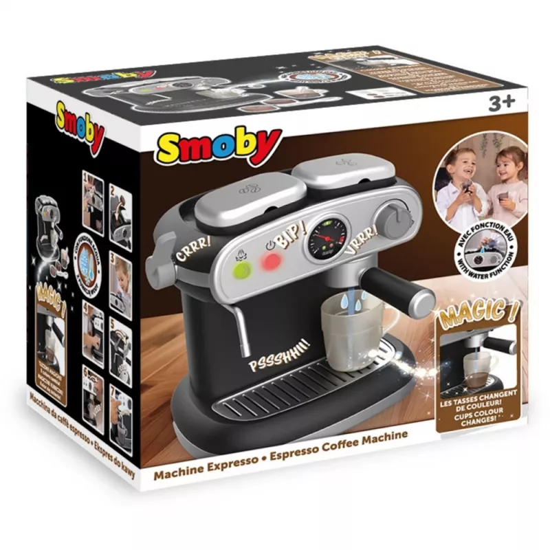 Speelgoed-koffiemachine SMOBY Ekspres do kawy — kinderspeeltoestel, interactieve kunststofset