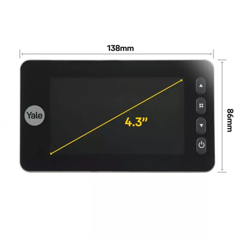 Yale 45-5800-1443-00-6011 digitale deurspion-camera