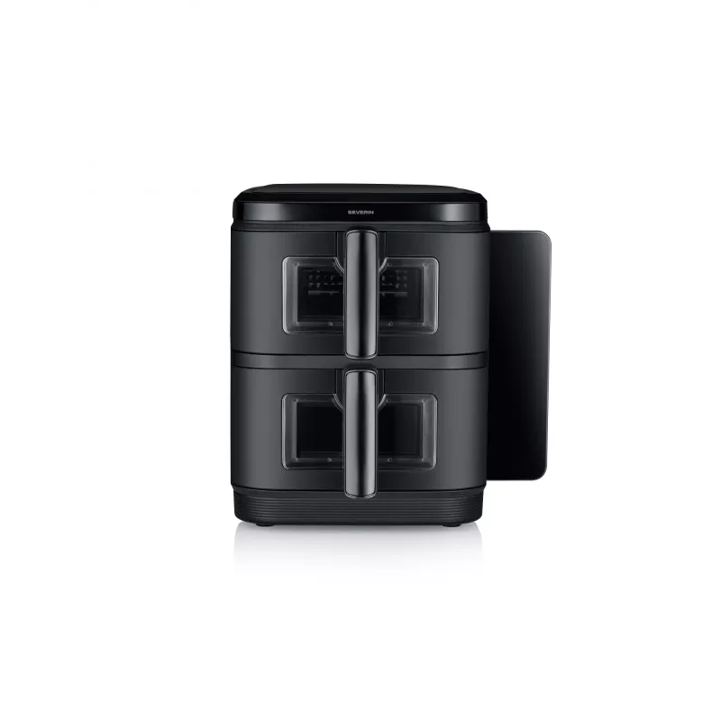 Friteuse SEVERIN FR 2468 S-Fry Duo Stack 2-in-1 kookcapaciteit, dualmandontwerp