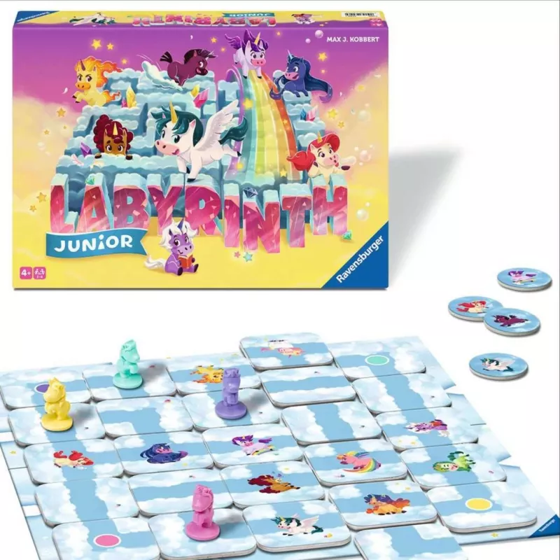 Bordspel Ravensburger 23046 — gezinsvriendelijk legspel, 15 min. speelduur, vanaf 4 jaar