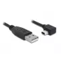 USB-kabel DeLOCK 82680 0,5 m USB A mini-USB B zwart