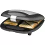 Sandwichmaker Rommelsbacher ST 1410 — 4 sandwiches, 1400 W, antiaanbakplaten, zwart/zilver