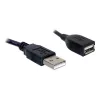 USB 2.0-verlengkabel DeLOCK 82457 0,15 m zwart