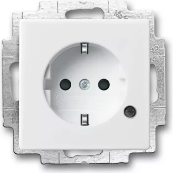 BUSCH JAEGER 2013-0-5286 - CEE 7/3 - 2P+E - wit - 250 V - 16 A - 71 mm