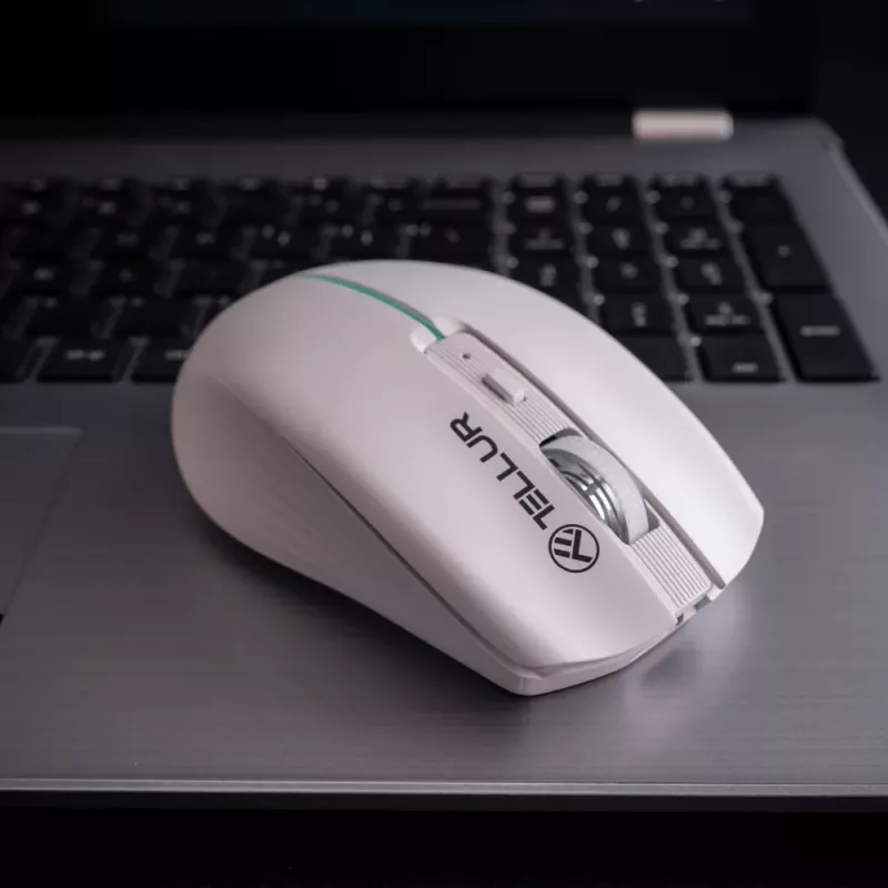 Tellur Silent Click draadloze muis wit