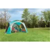 Event Dome Shelter XL, 4,5 x 4,5m, paviljoen lichtblauw/grijs