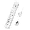 LogiLink LPS402 stroomverdeler 1,5 m 5 AC-stopcontacten voor binnen wit