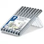 Fineliner Staedtler pigment liner 308 zwart 8 stuks