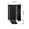Endorfa Fortis 5 zwart CPU-koeler
