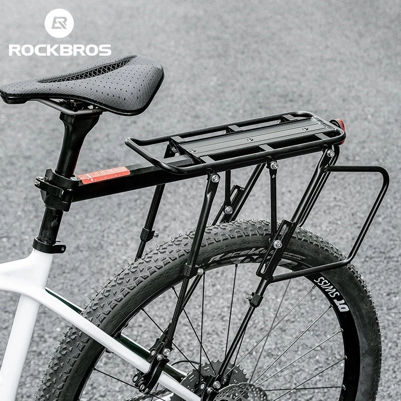 Rockbros 33210004001 zwarte fietsdrager met opbergvak