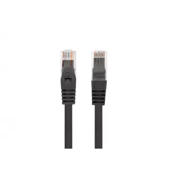 Netwerkkabel Lanberg PCU6-10CU-0200-BK Cat6 U/UTP RJ-45 recht 2 m zwart