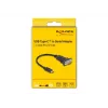 DeLOCK adapter USB Type-C naar RS-232 D-Sub 9-pins stekker 0,25 m