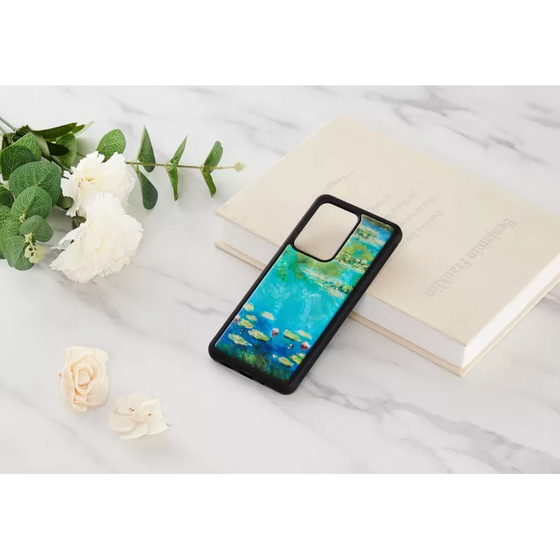 Hoes iKins voor Samsung Galaxy S20 Ultra – zwart waterleliesdesign