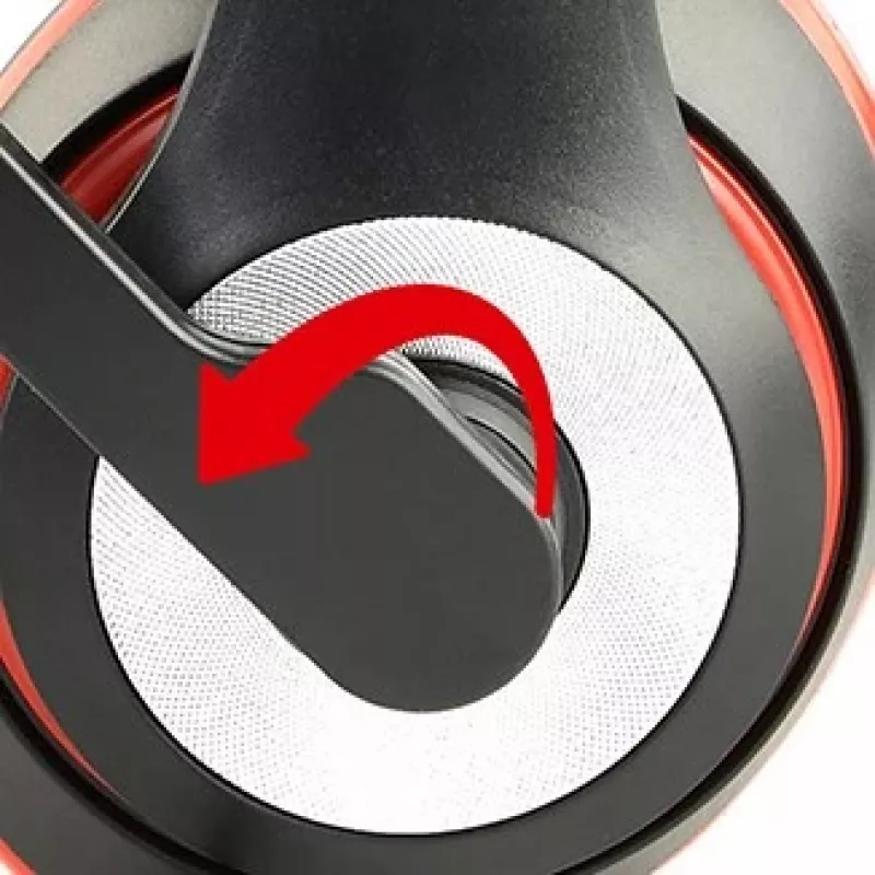 Bedrade gaming-headset GEMBIRD MHS-03-BKRD — binaural, omsluitend, 3,5 mm, 1,8 m kabel, rood/zwart