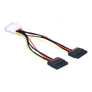 Stroomkabel SATA HDD 2x DeLOCK 60102 0,112 m