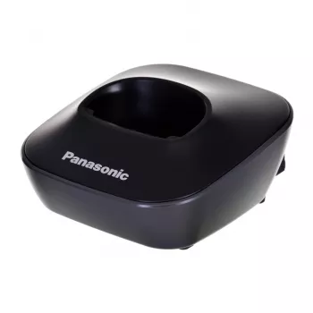 Panasonic KX-TG1611 DECT draadloze telefoon, nummerweergave, telefoonboek met 50 vermeldingen, tot 15 uur gesprekstijd, zwart