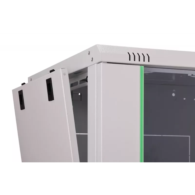 Wandgemonteerde 9U-rackbehuizing DIGITUS Dynamic-N DN-37104, 600 x 450 mm, IP20, slot met sleutel, ongemonteerd
