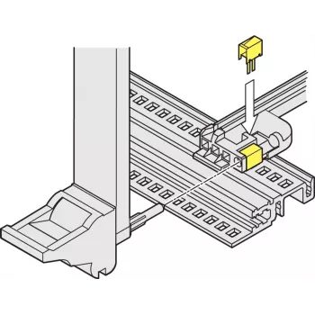SCHROFF ESD CLIP IEEE (50PCS/KIT) - Rack-accessoire (24560256)