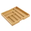 Besteklade-organizer GreenBlue GB379 bamboe-inzet met vakken, natuurlijke afwerking
