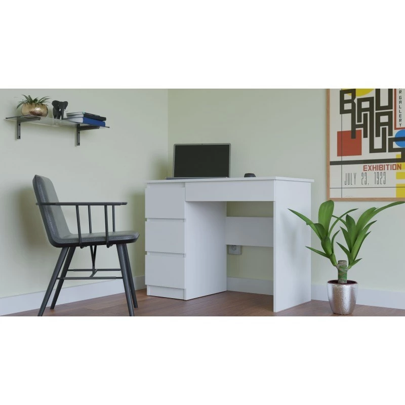 Bureau Mijas links wit mat